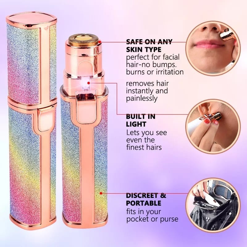 2-in-1 Rechargeable Electric Hair Remover & Eyebrow Trimmer (PAINLESS)