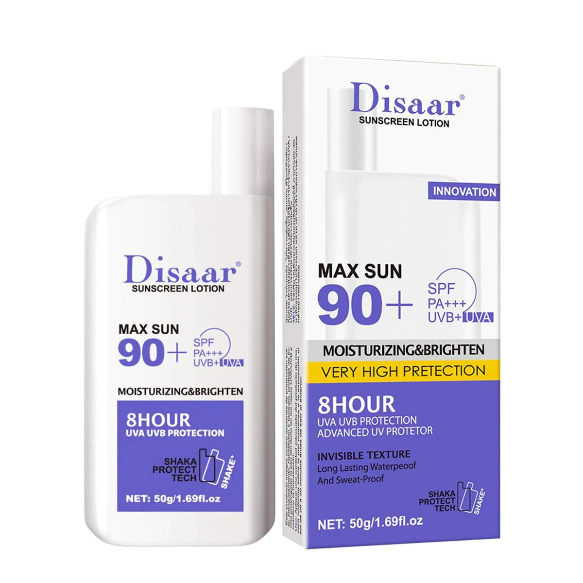 Disaar Skin Protective Whitening Sunblock Sunscreen Lotion SPF 90