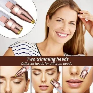 2-in-1 Rechargeable Electric Hair Remover & Eyebrow Trimmer (PAINLESS)