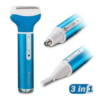 Shinon 2 in 1 Rechargeable Lady Shaver and Eyebrow Trimmer