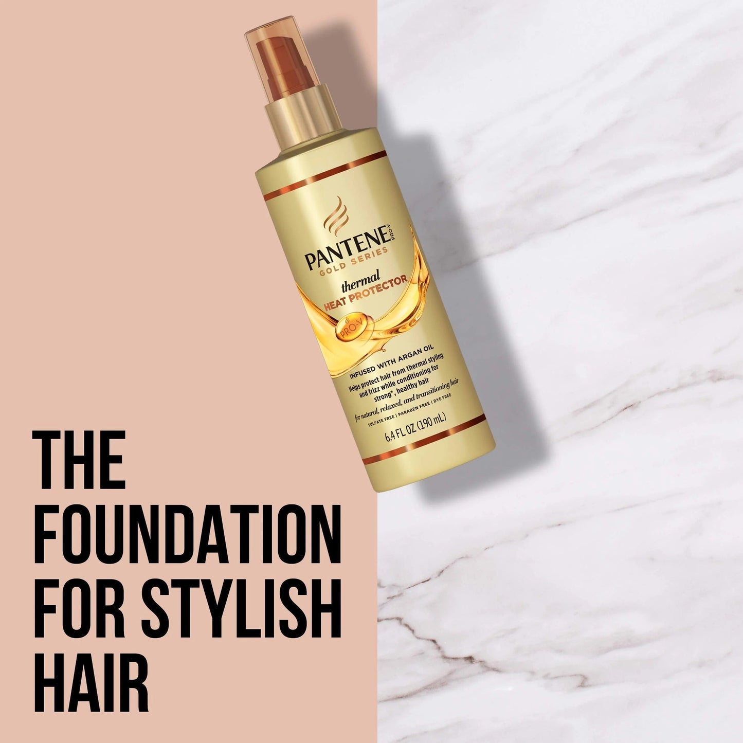 Pantene Hair Spray Thermal Heat Protector Pro V 190ml