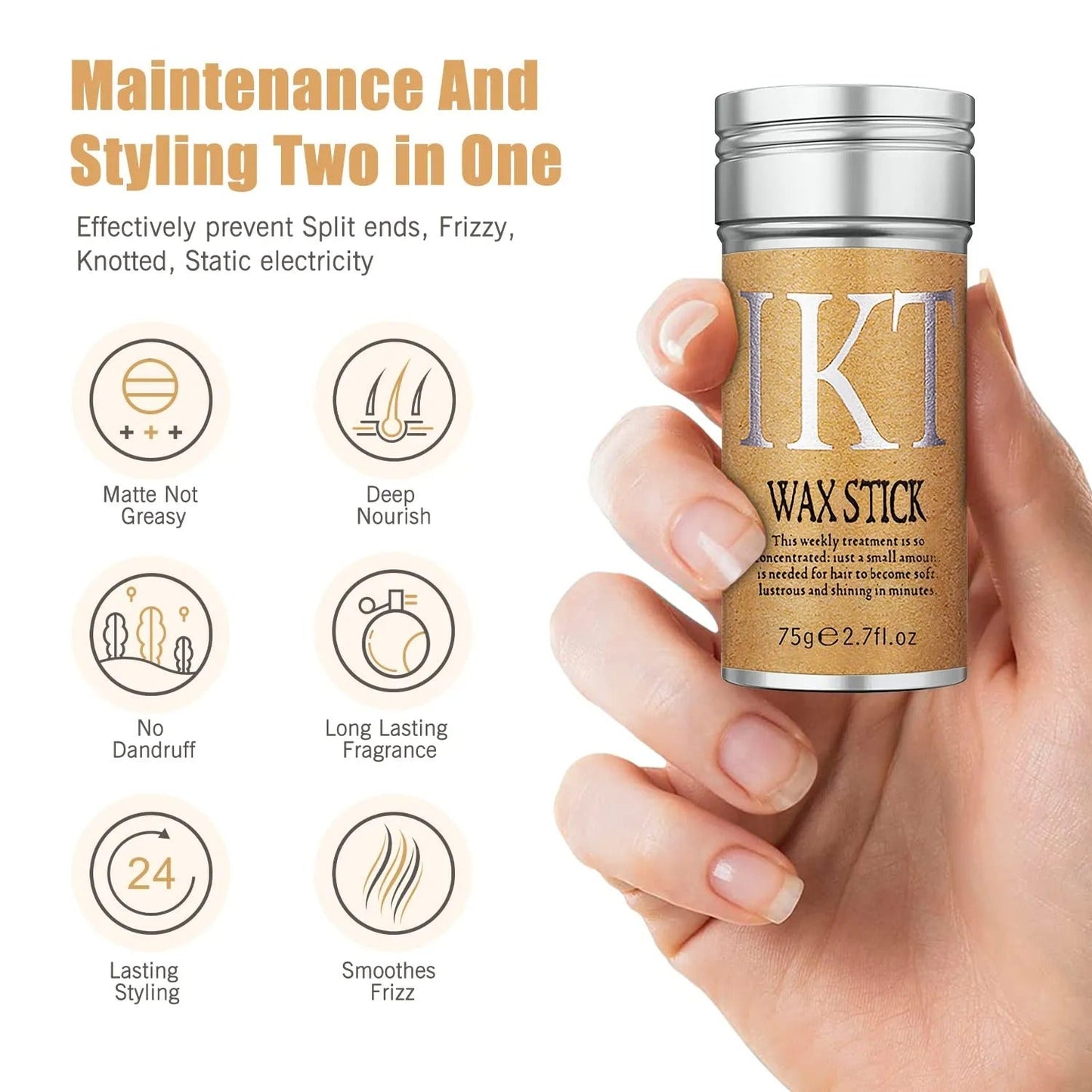 Ikt Hair Gel Wax Stick