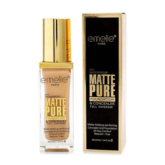 Emelie pearl 24hour matte makeup foundation
