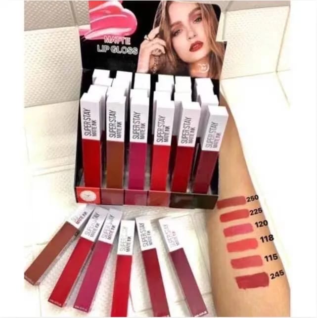 Maybelline Lipgloss 10 Pcs Set