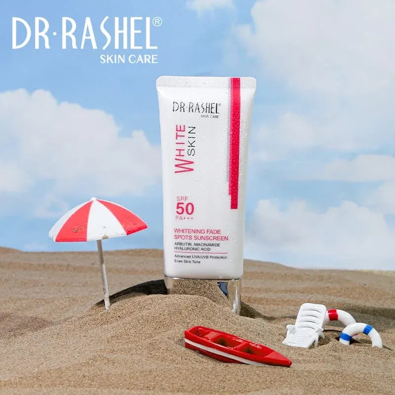 Dr Rashel Whitening Sunscreen Fade Spots SPF 50 PA+++ 50G