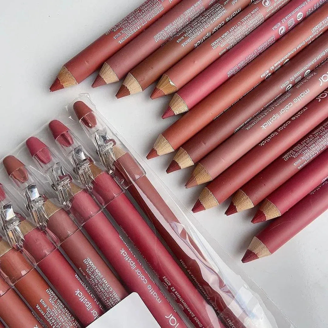 Flormar - Nude Jumbo Matte Lip Liner Set of 12
